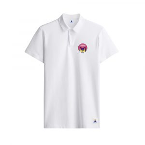 Polo Blanc – Patch Baie des Amours
