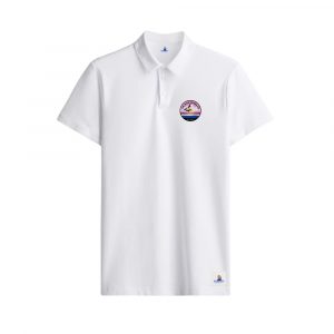 Polo Blanc – Patch L'île aux Oiseaux