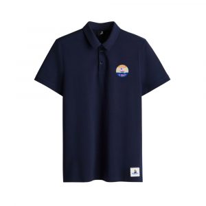 Polo Bleu Navy – Patch Les Chalets