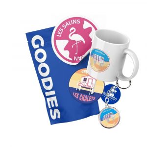 Kit Goodies Gruissan – Stickers, Mug & Porte-Clés
