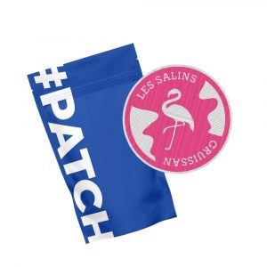 Patch Brodé Velcro – Les Salins (5 cm)