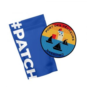 Patch Brodé Velcro – Le Port (5 cm)