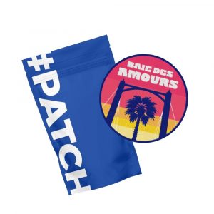 Patch Brodé Velcro – Baie des Amours (5 cm)